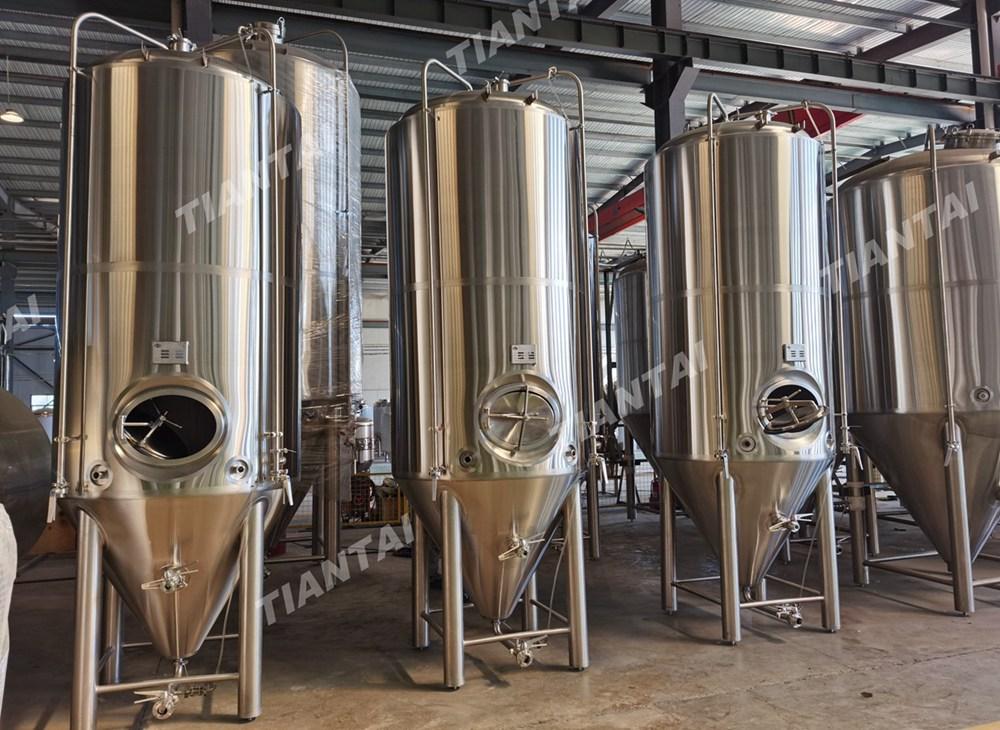 <b>10BBL fermentation tank from Tiantai company in the production of hard seltzer</b>